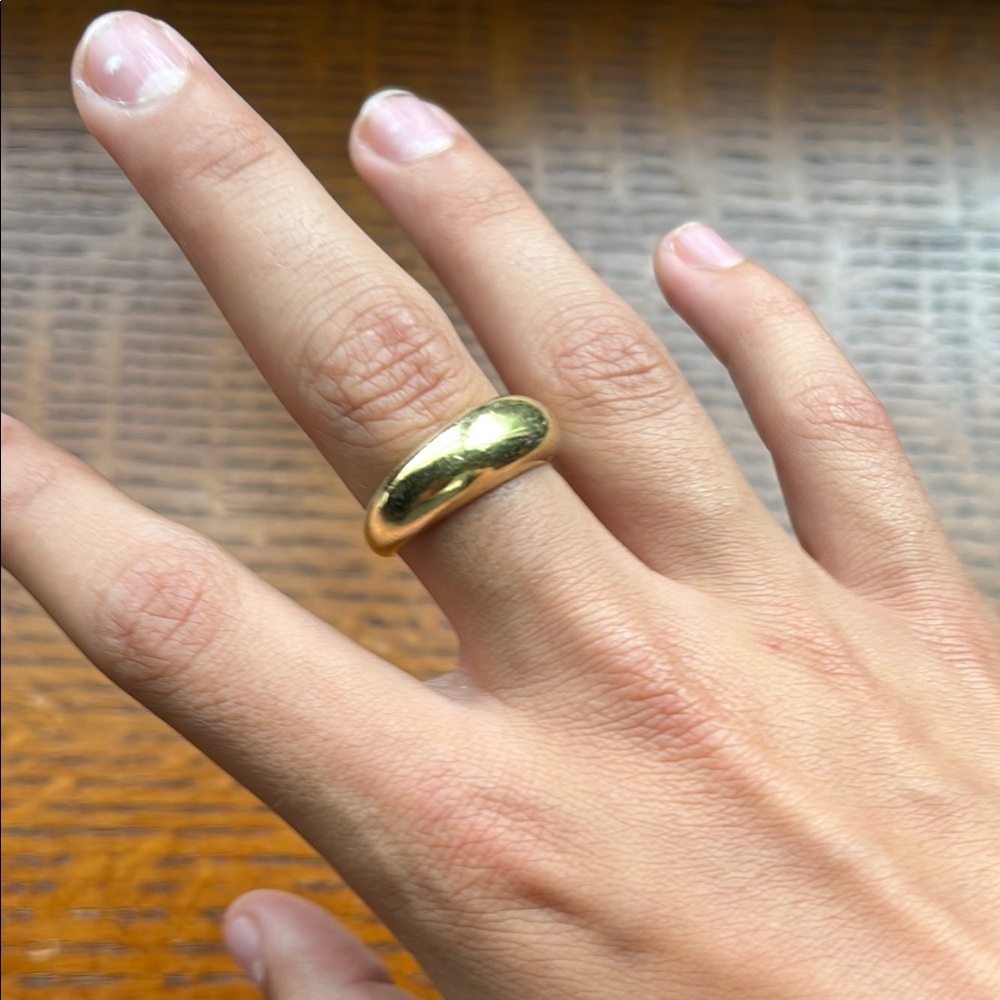 Elegant Hillsberg & Berk Gold Plated Sterling Silver Ring